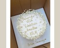 Beyaz Çiçekli bride pastası