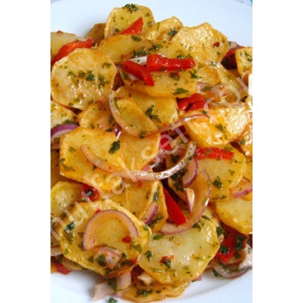 Kızarmış patates salatası