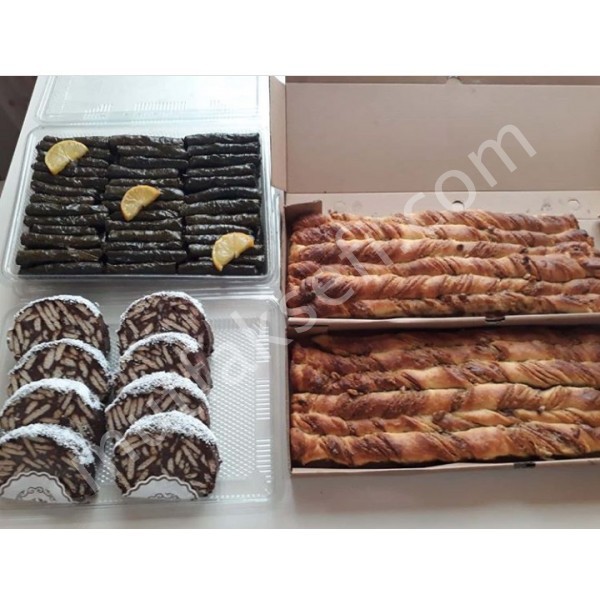 Mozaik pasta,el açması börek,sarma