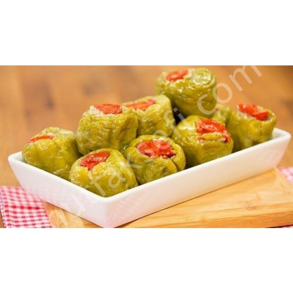 Zeytinyağlı biber dolması