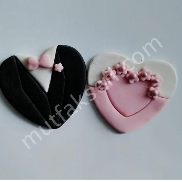 Gelin ve damat butik kurabiye