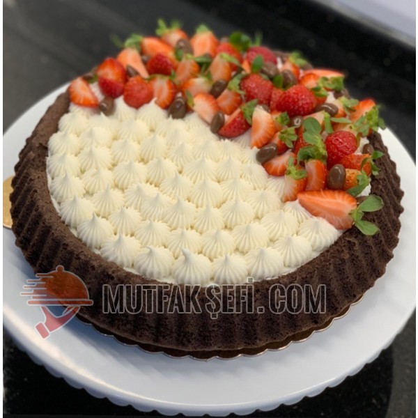 Çilekli Tart Pasta